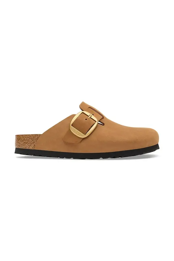 Birkenstock Birkenstock natikači ženski nubuk Boston Big Buckle Nubuck Leather