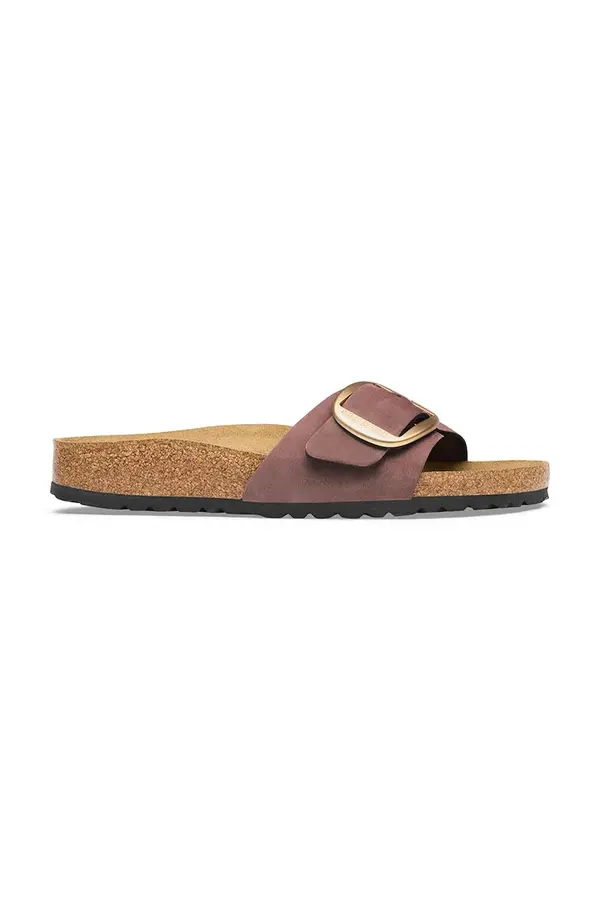 Birkenstock Birkenstock natikači ženski nubukov Madrid Big Buckle Nubuck Leather