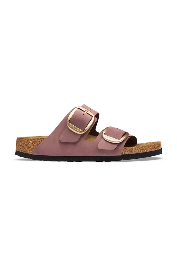 Birkenstock Birkenstock natikači ženski nubukovi Arizona Big Buckle Nubuck Leather