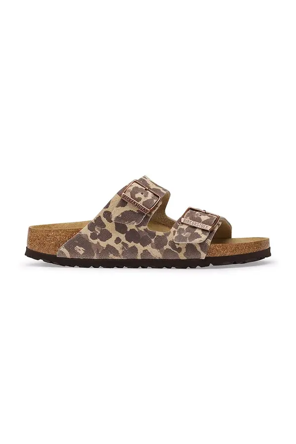 Birkenstock Birkenstock natikači ženski semiš Arizona Suede Leather Leopard