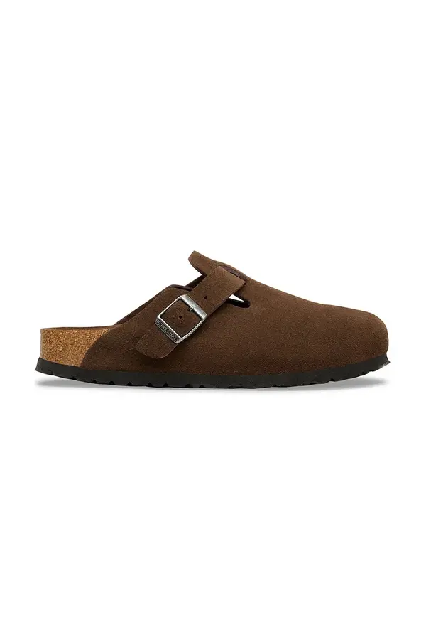 Birkenstock Birkenstock natikači ženski semiš Boston SFB LEVE