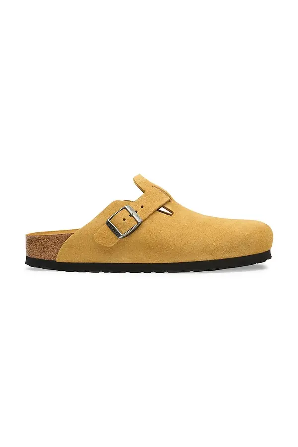 Birkenstock Birkenstock natikači ženski semiš Boston Soft Footbed Suede Leather