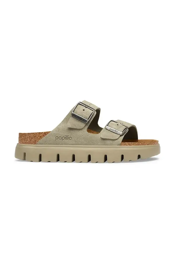 Birkenstock Birkenstock natikači ženski semišasti Arizona Chunky Suede Leather