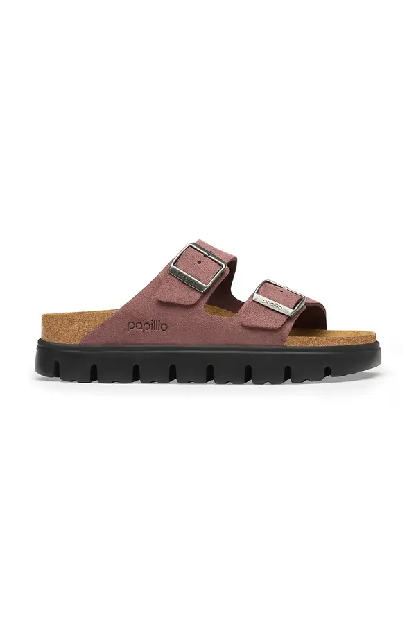 Birkenstock Birkenstock natikači ženski semišasti Arizona Chunky Suede Leather