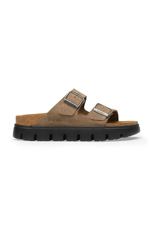 Birkenstock Birkenstock natikači ženski semišasti Arizona Chunky Suede Leather