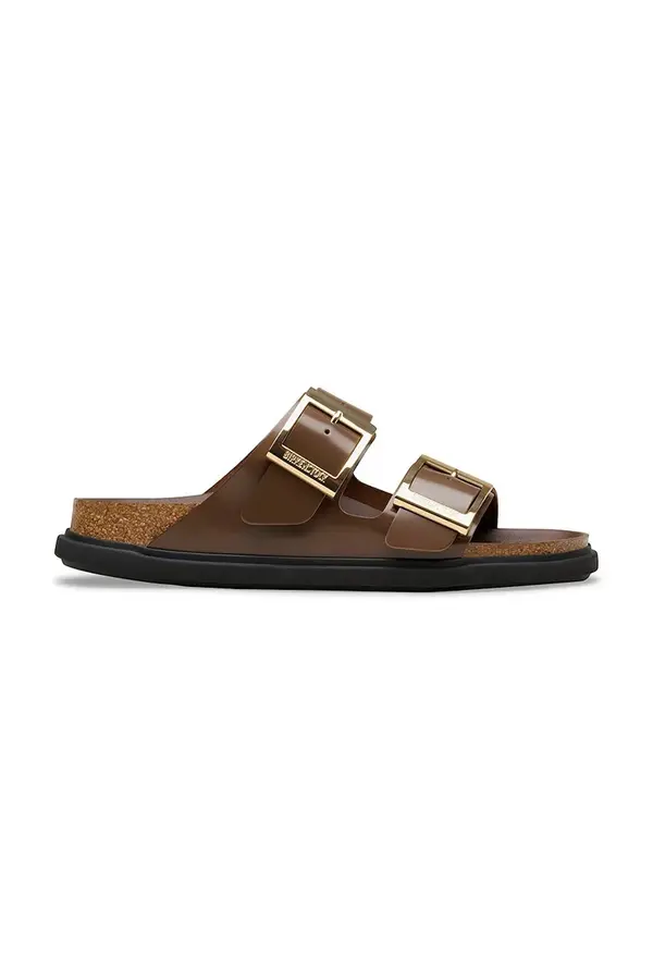 Birkenstock Birkenstock natikači ženski usnjeni Arizona Droplet Buckle