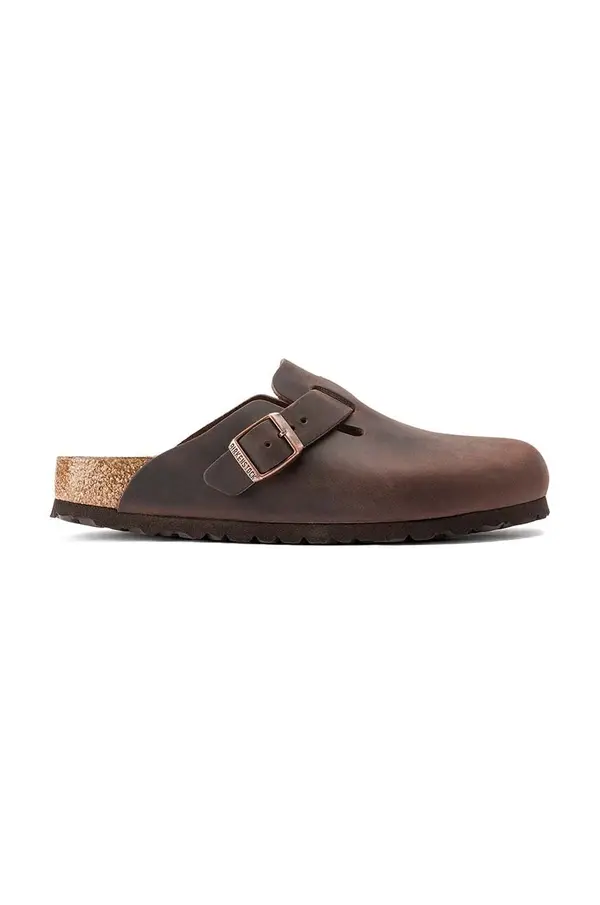 Birkenstock Birkenstock Usnjeni natikači Birkenstock Boston