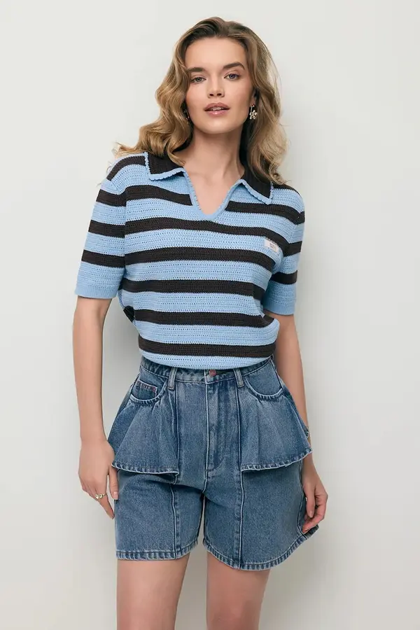 BIZUU BIZUU kratke hlače ženske denim