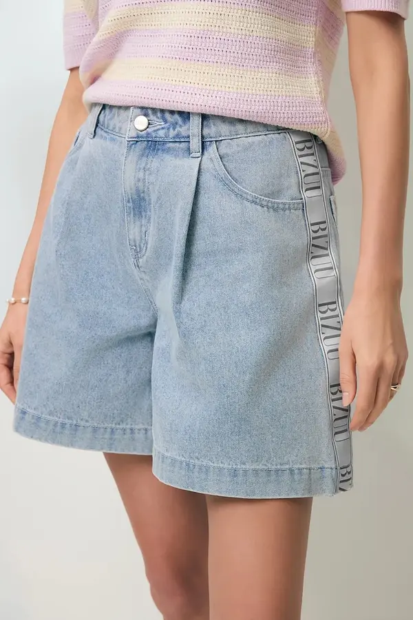 BIZUU BIZUU kratke hlače ženske denim MIREYA