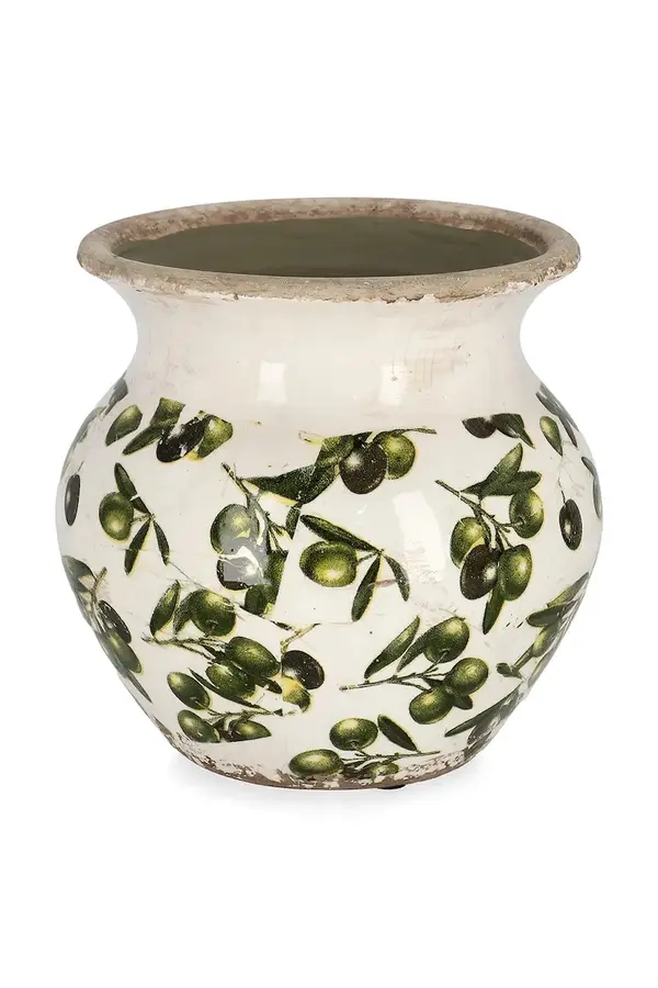Bizzotto Bizzotto okrasni lonec iz glaziranega porcelana 19 x 18,5 cm