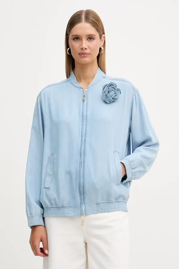 Blugirl Blumarine Blugirl Blumarine bomber jakna ženska denim