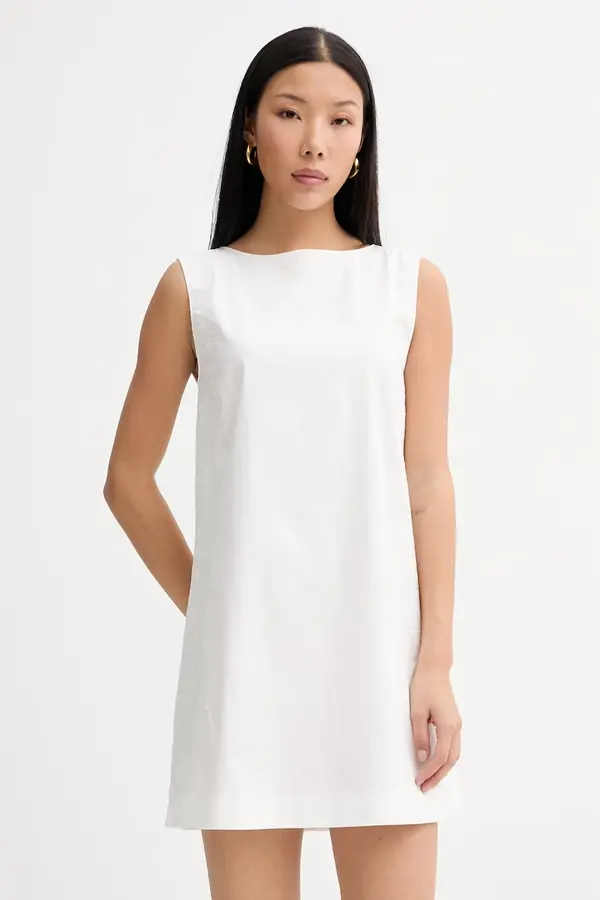 Blugirl Blumarine Blugirl Blumarine obleka z bombažem