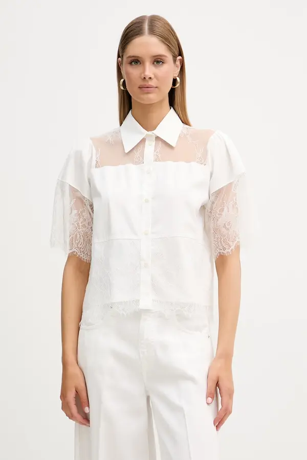 Blugirl Blumarine Blugirl Blumarine srajca ženska bombažna