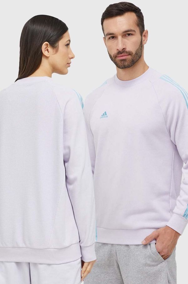 adidas Bluza adidas vijolična barva