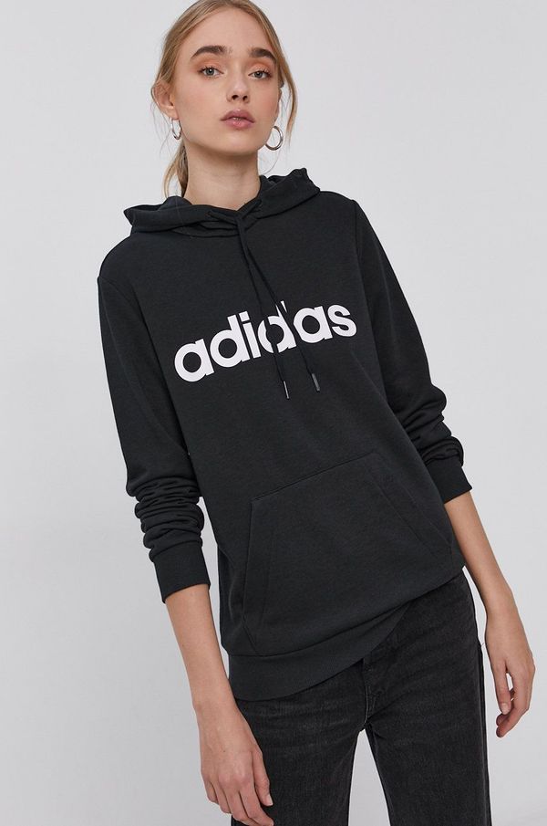 adidas Bluza adidas ženska, črna barva,