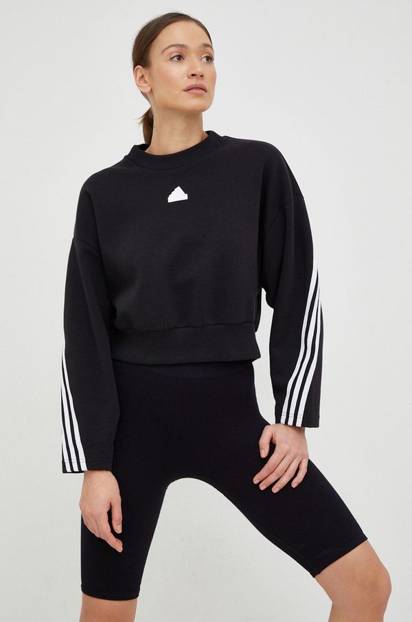 adidas Bluza adidas ženska, črna barva