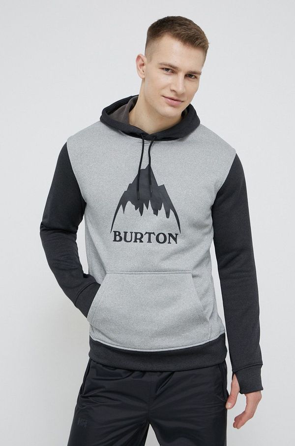 Burton Bluza Burton moška, siva barva,