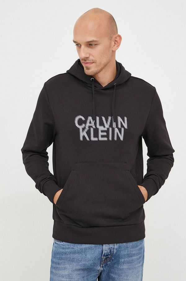 Calvin Klein Bluza Calvin Klein moška, črna barva,