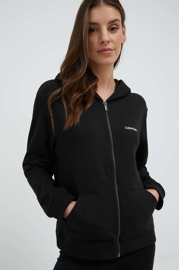 Calvin Klein Underwear Bluza Calvin Klein Underwear ženska, črna barva,