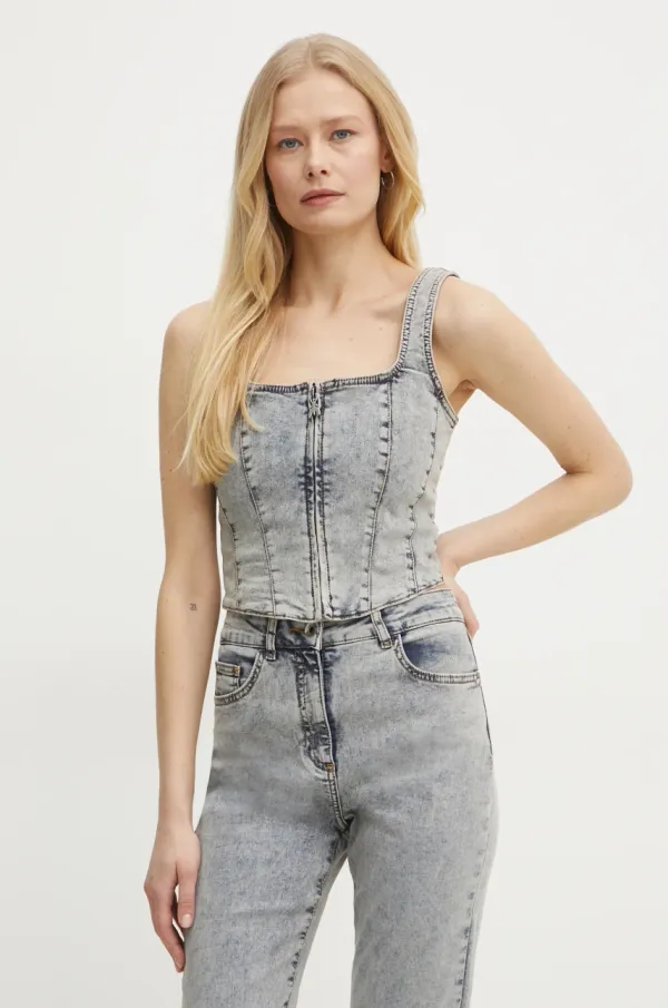 Patrizia Pepe Bluza iz jeansa Patrizia Pepe ženska, 8C0778 D092