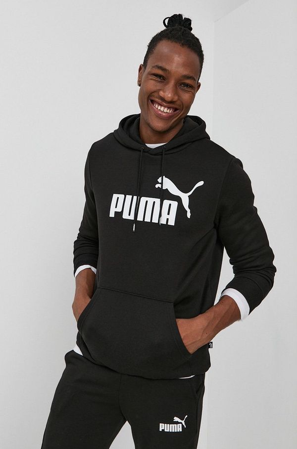 Puma Bluza Puma moška, črna barva,