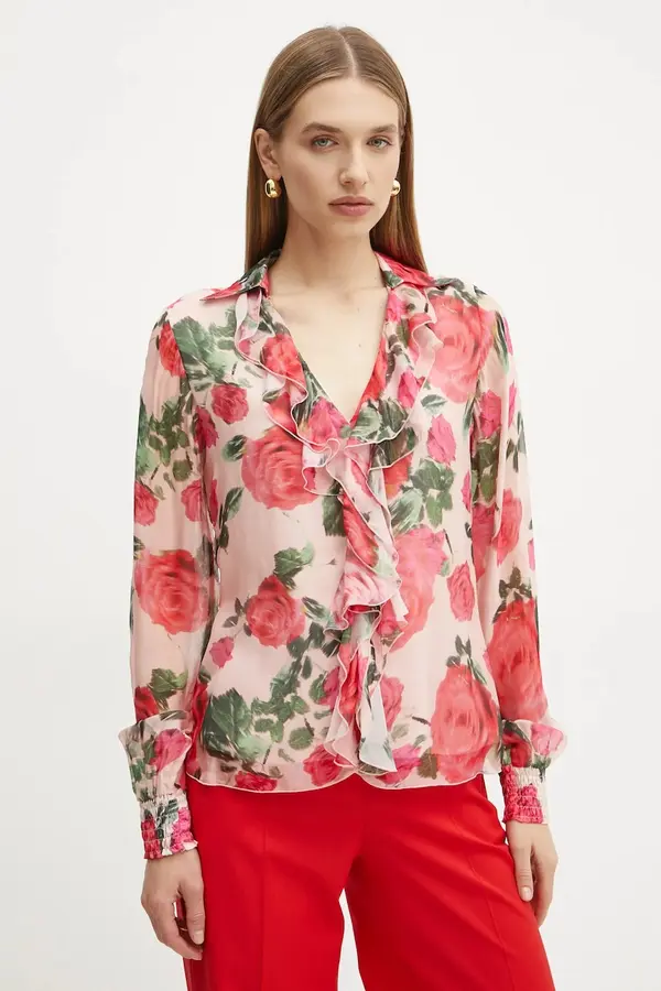 Guess Bluza s primesjo svile Guess SOAVE