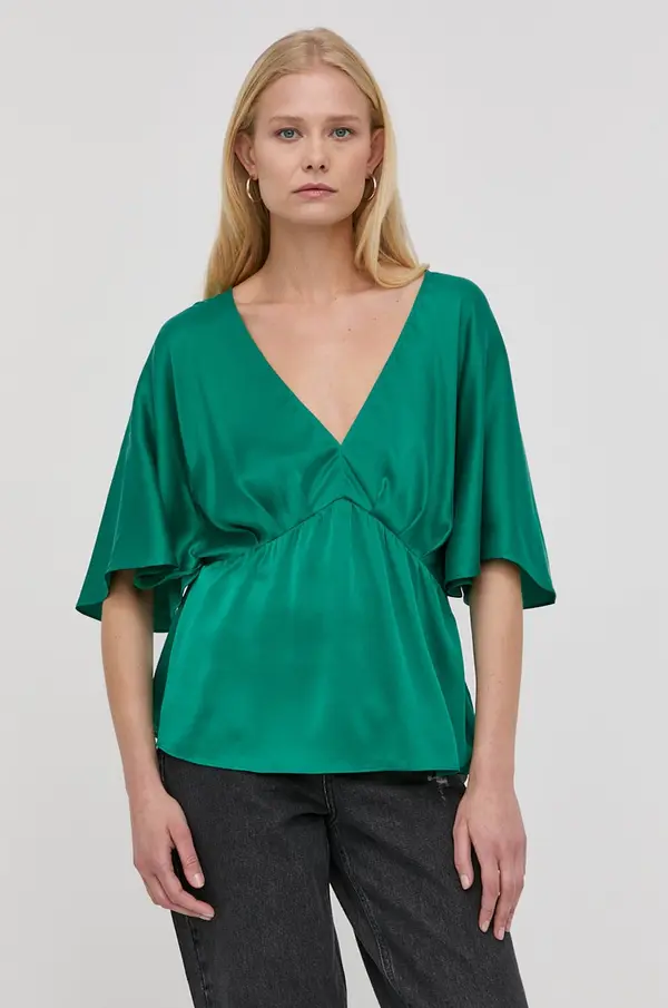 Notes du Nord Bluza s primesjo svile Notes du Nord