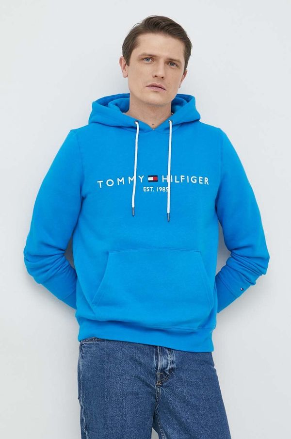 Tommy Hilfiger Bluza Tommy Hilfiger moška, s kapuco