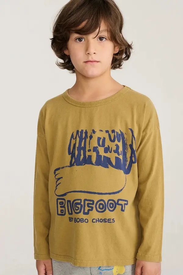 Bobo Choses Bobo Choses majica z dolgimi rokavi otroška bombažna Bigfoot