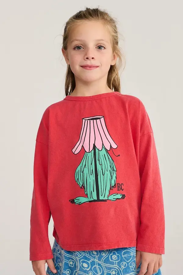 Bobo Choses Bobo Choses majica z dolgimi rokavi otroška bombažna Hidden Monster
