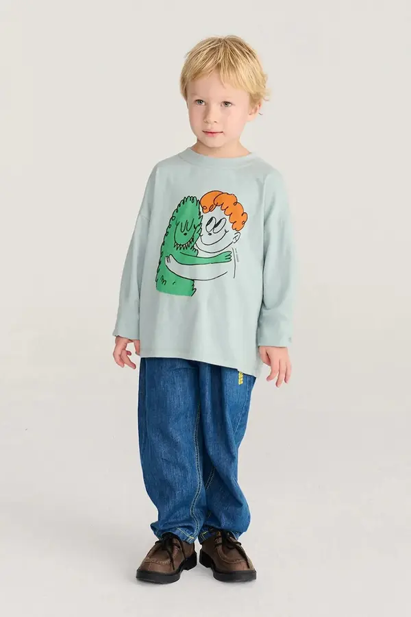 Bobo Choses Bobo Choses majica z dolgimi rokavi otroška bombažna Hug Hairy Monster