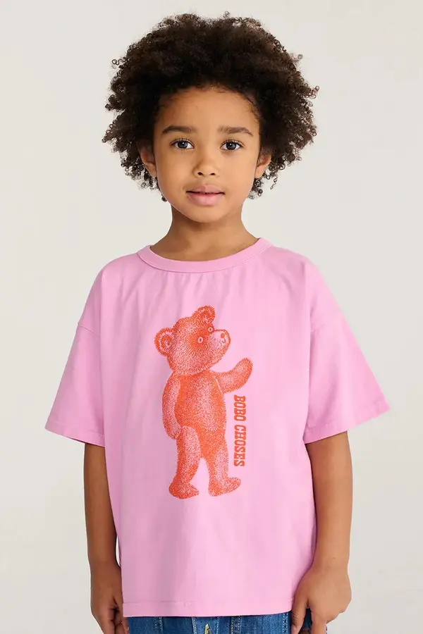 Bobo Choses Bobo Choses oversize kratka majica otroška bombažna Softpaw Monster