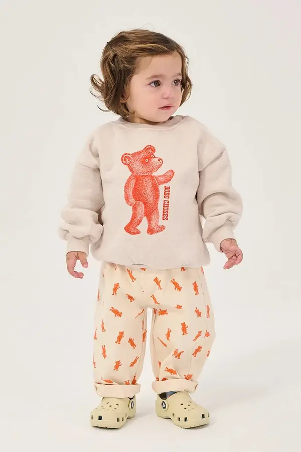 Bobo Choses Bobo Choses oversize pulover otroški bombažen Softpaw Monster