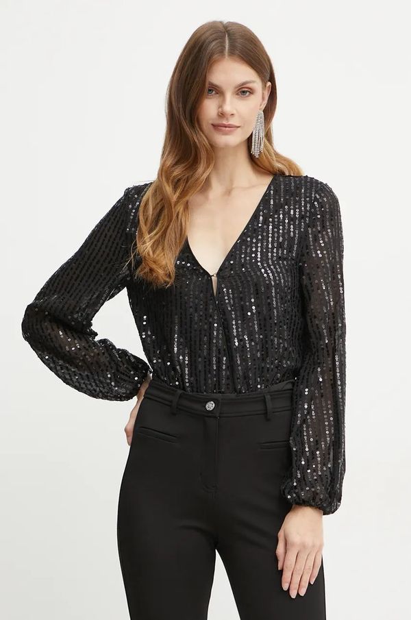 Bardot Body Bardot SEQUIN ženska, črna barva, 58945TB3