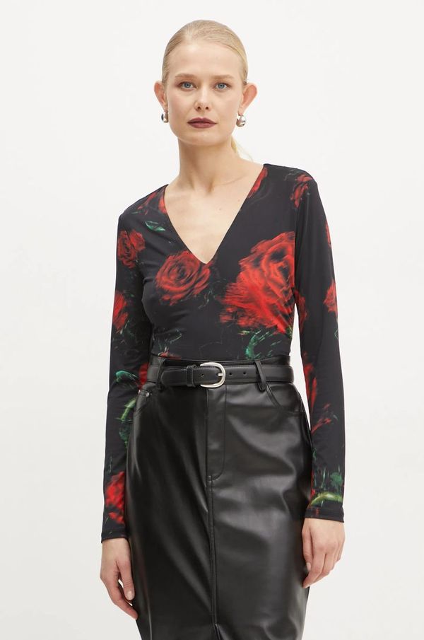 Guess Body Guess BIANCA ženski, črna barva, W5RP26 KCMI2