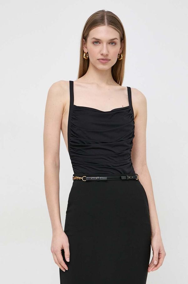 Patrizia Pepe Body Patrizia Pepe ženski, črna barva