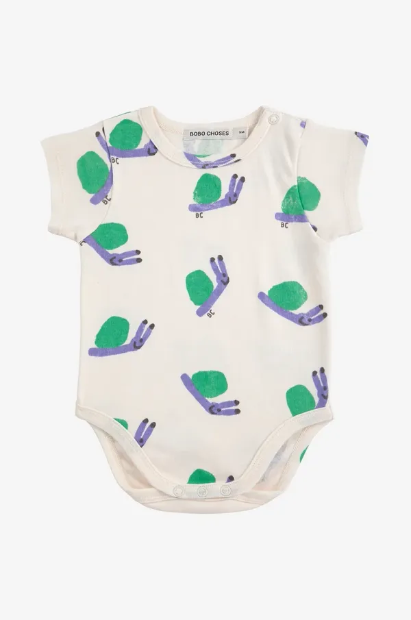 Bobo Choses Body za dojenčka Bobo Choses Funny Snail 125AB006