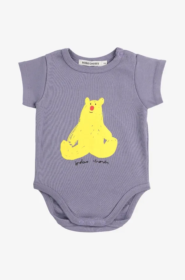 Bobo Choses Body za dojenčka Bobo Choses Hug Me Bear 125AB005