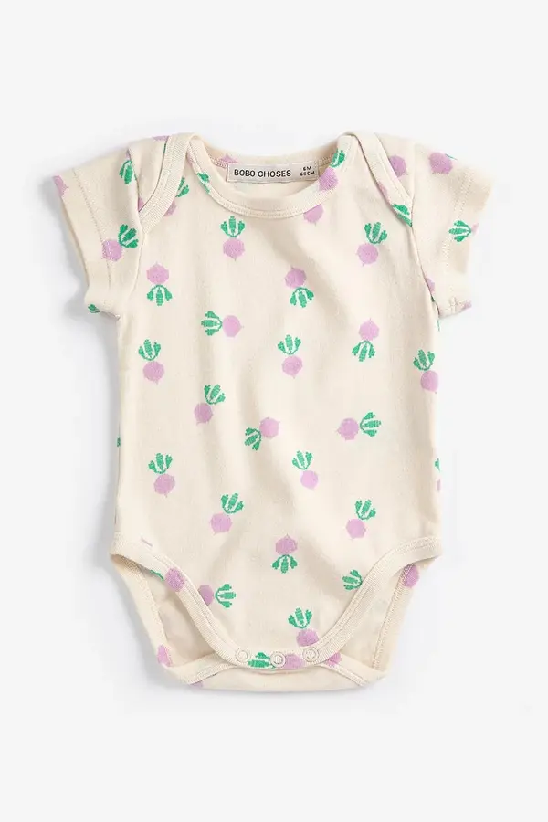 Bobo Choses Body za dojenčka Bobo Choses Pixel Sugar Beet