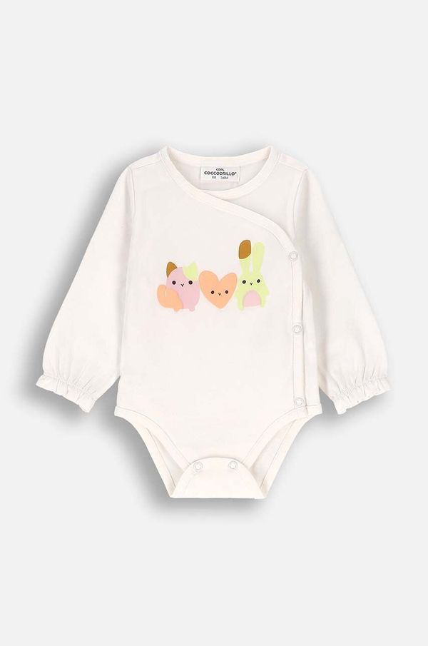 Coccodrillo Body za dojenčka Coccodrillo PASTELOVE GIRL NEWBORN