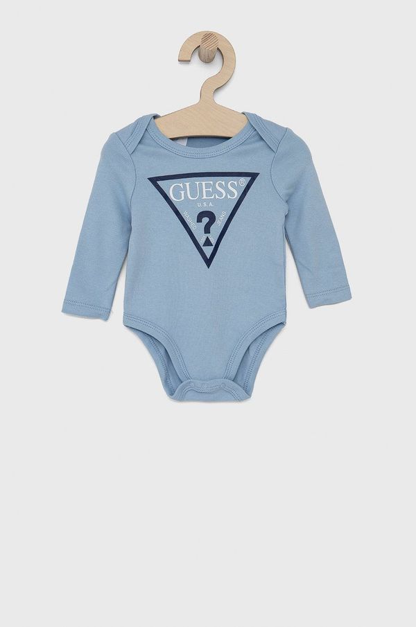 Guess Body za dojenčka Guess modra barva