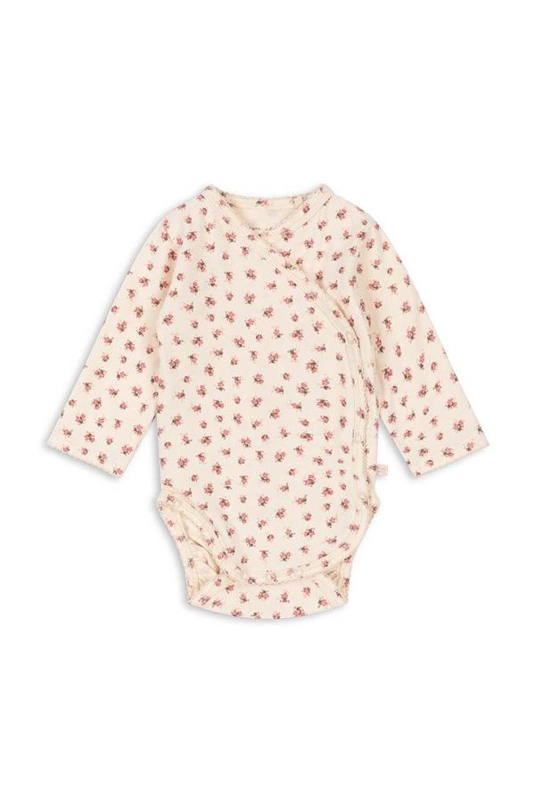 Konges Sløjd Body za dojenčka Konges Sløjd BASIC LS NEWBORN BODY GOTS KS101414