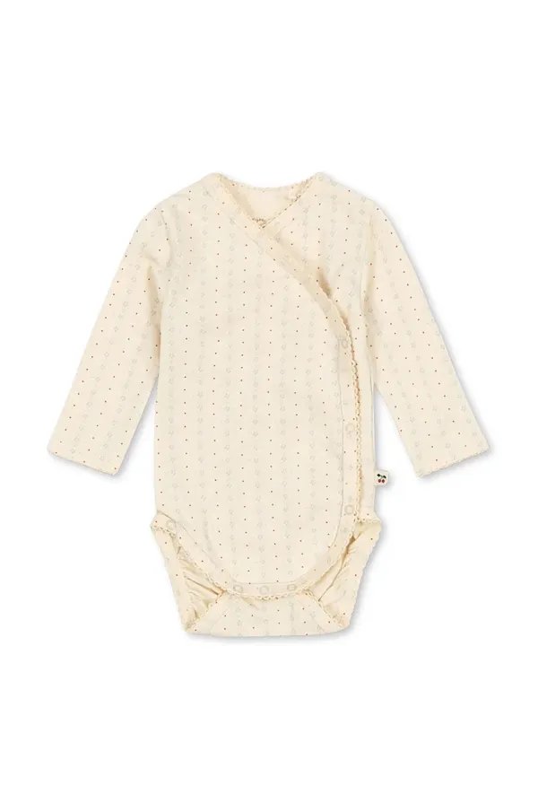 Konges Sløjd Body za dojenčka Konges Sløjd BASIC LS NEWBORN BODY GOTS KS102243