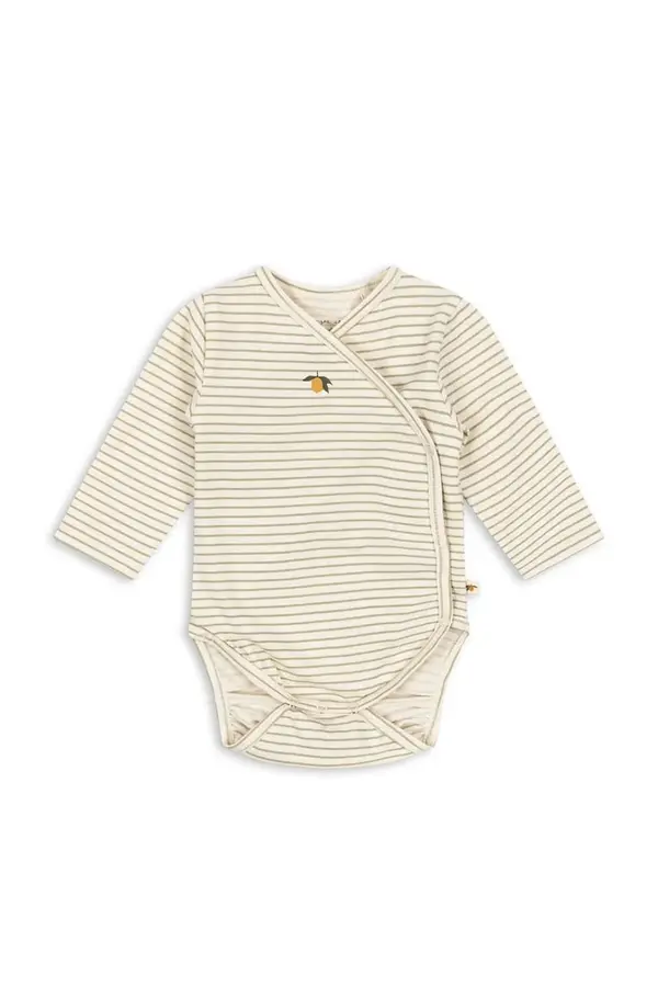 Konges Sløjd Body za dojenčka Konges Sløjd BASIC LS NEWBORN BODY GOTS