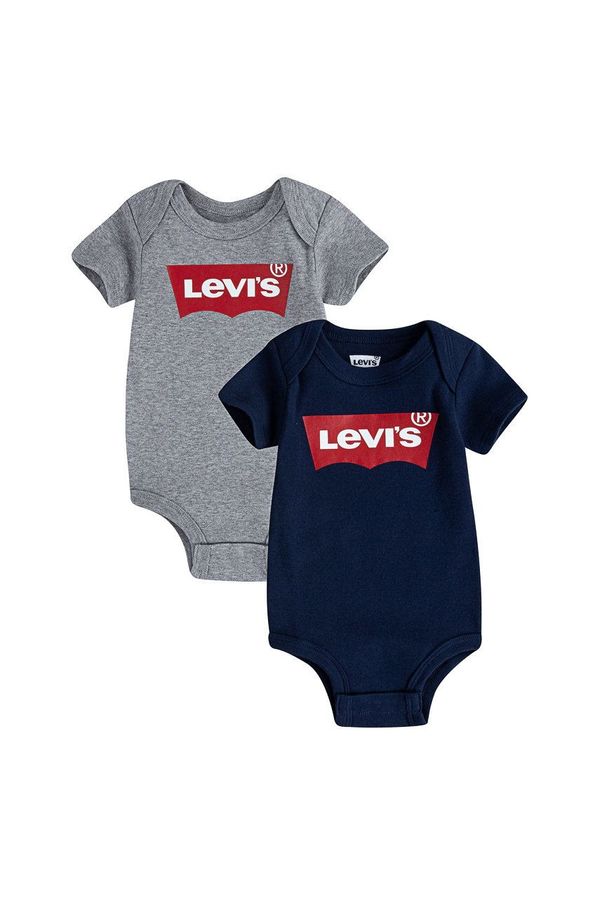 Levi's Body za dojenčka Levi's mornarsko modra barva