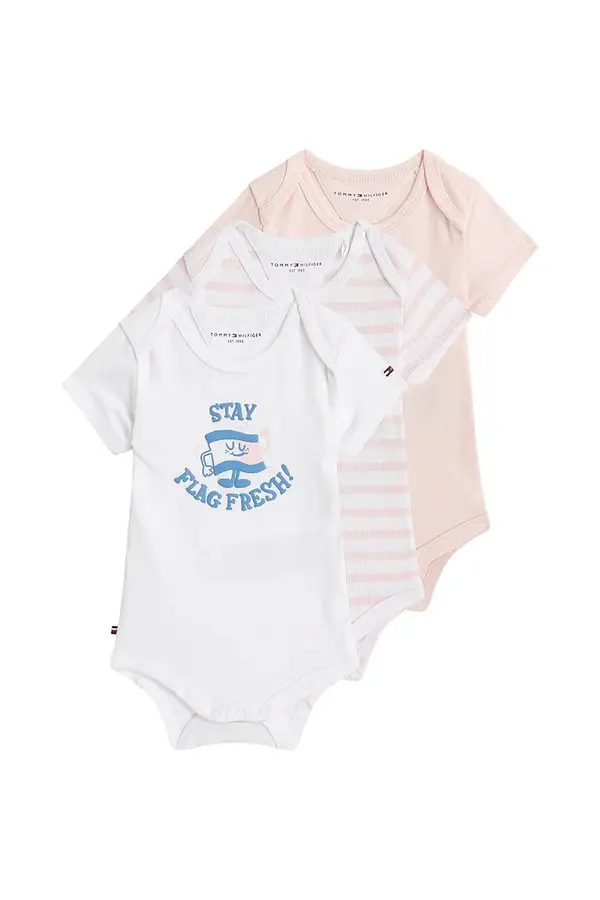Tommy Hilfiger Body za dojenčka Tommy Hilfiger 3-pack
