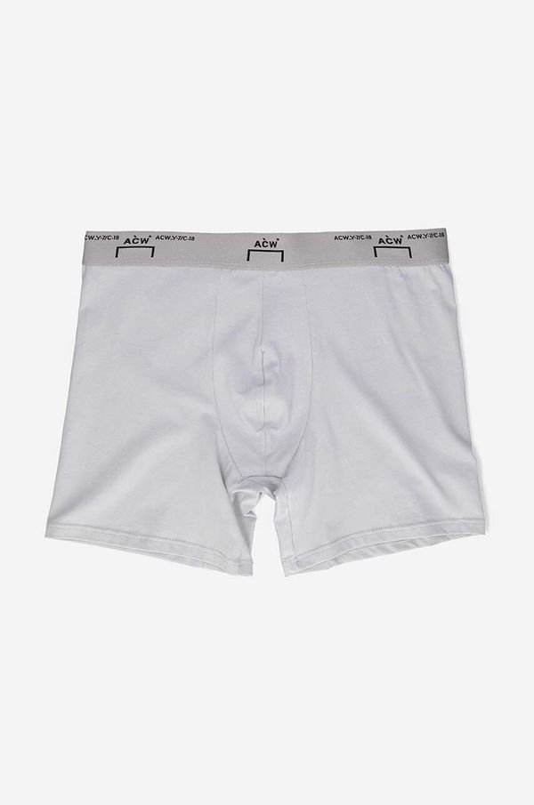 A-COLD-WALL* Boksarice A-COLD-WALL* Boxer Shorts moške, siva barva