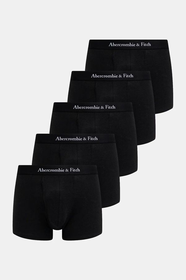 Abercrombie & Fitch Boksarice Abercrombie & Fitch 5-pack moške, črna barva, KI114-4006