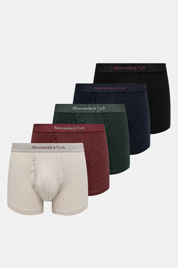 Abercrombie & Fitch Boksarice Abercrombie & Fitch 5-pack moške, mornarsko modra barva, KI114-4040