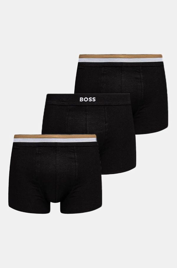 Boss Boksarice BOSS 2-pack moške, črna barva, 50531484